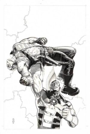 Frankenstein Agent S.H.A.D.E. #5 Cover by JG Jones