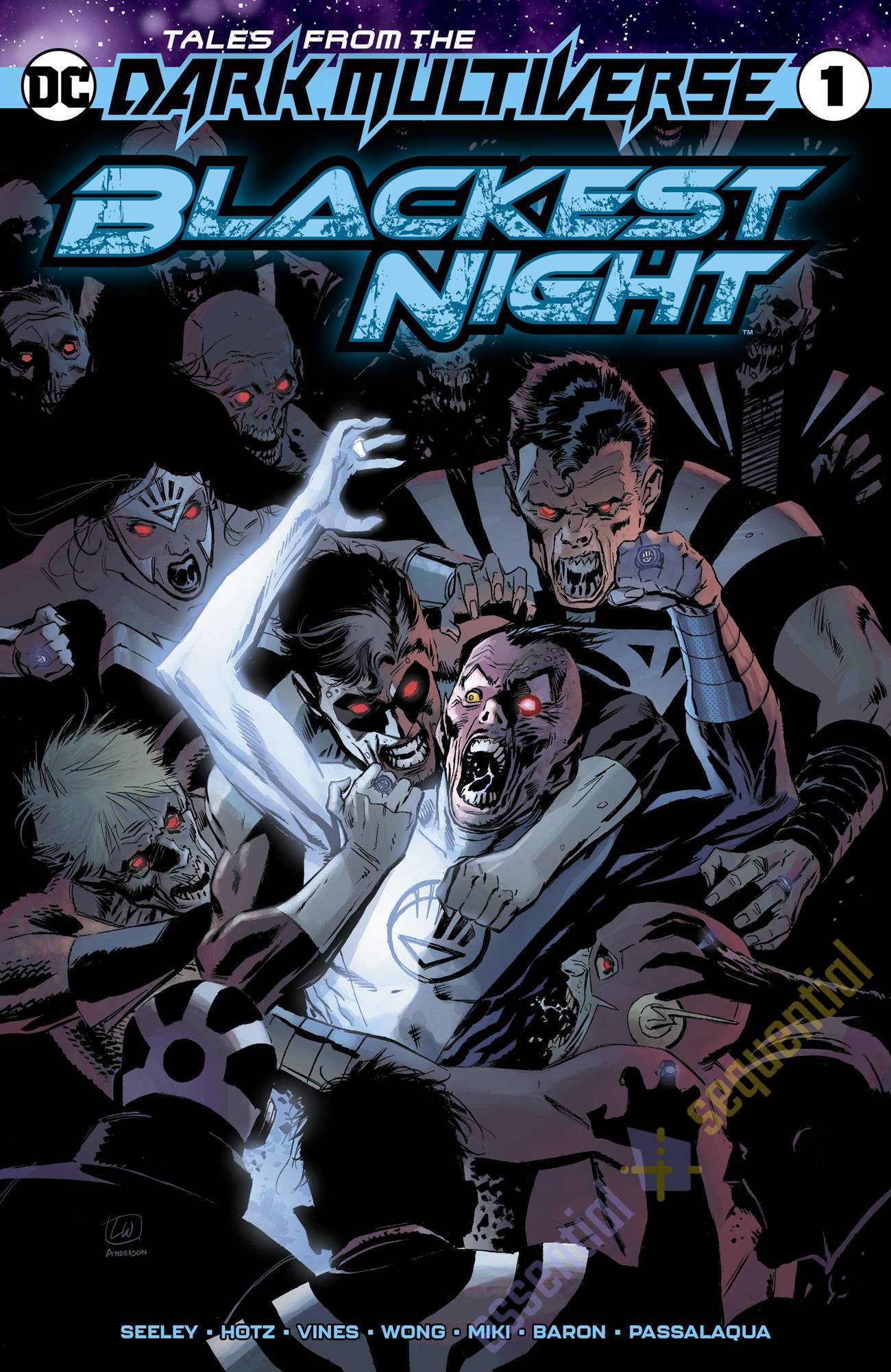 TALES FROM THE DARK MULTIVERSE: BLACKEST NIGHT #1 Cover by Lee Weeks - Image 2
