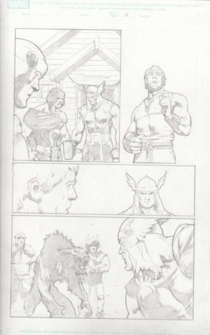 Trial of Thor #32 p.17 by Cary Nord