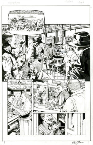 Before Watchmen: Comedian #1 p.08 by JG Jones