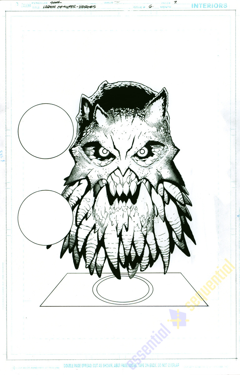 Legion Of Super-Heroes #6 p.07 by Ryan Sook & Wade von Grawbadger