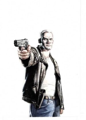 The Avenger Unused Art by JG Jones