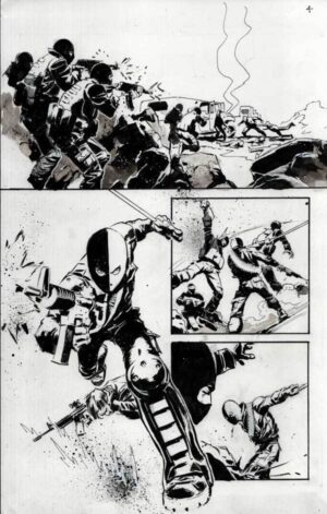 Deathstroke #10 p.04 by Cary Nord