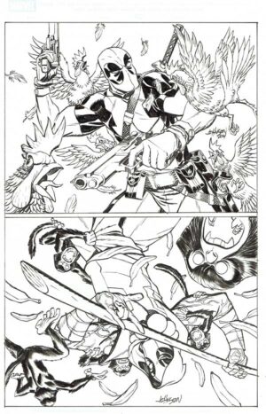 Avengers & Xmen #5 Var by Dave Johnson