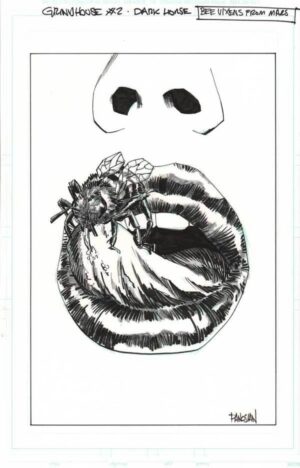 Grindhouse: Doors Open at Midnight #2 Cover by Dan Panosian