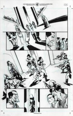 John Carter: The Gods of Mars #1 p.18 by Ramon Perez