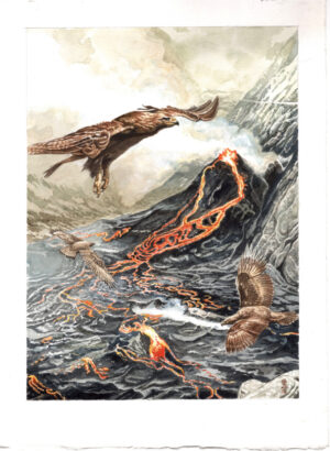 The Eagles at Mt. Doom by JG. Jones