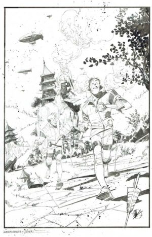 Chrononauts #1 Variant Cover by Matteo Scalera