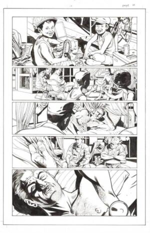 Before Watchmen: Comedian #4 p.10 by JG Jones