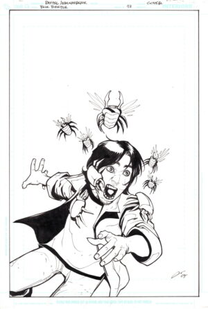 Blue Beetle #13 Cover by Rafael Albuquerque