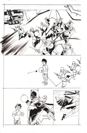 Batgirl #1 Page 13-14 by Rafael Albuquerque
