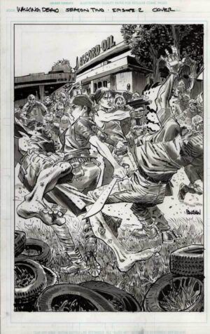 Walking Dead Season Two, Episode #2 Cover by Dan Panosian