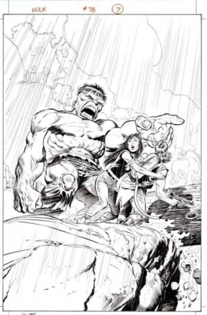 Hulk #78 p.07 by Lee Weeks
