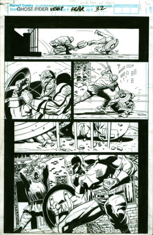 Ghost Rider/Captain America: Fear p.32 by Lee Weeks