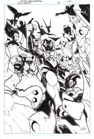 Blue Beetle #35 Cover by Rafael Albuquerque