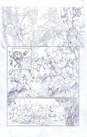 Eternal Warrior #1 p.15 by Cary Nord