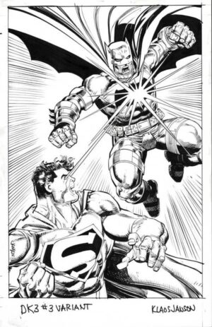 Dark Knight III #3 Variant Cover by Klaus Janson