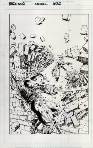 Red Hood #36 Cover by Dan Panosian