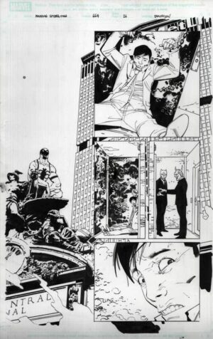 Amazing Spider-Man #664 p.26 by Klaus Janson