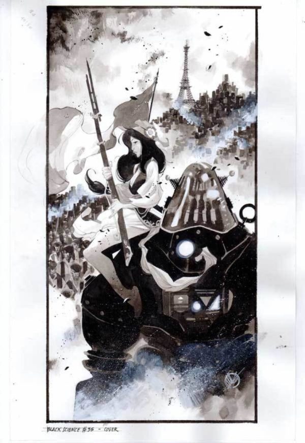 Black Science #35 Cover by Matteo Scalera