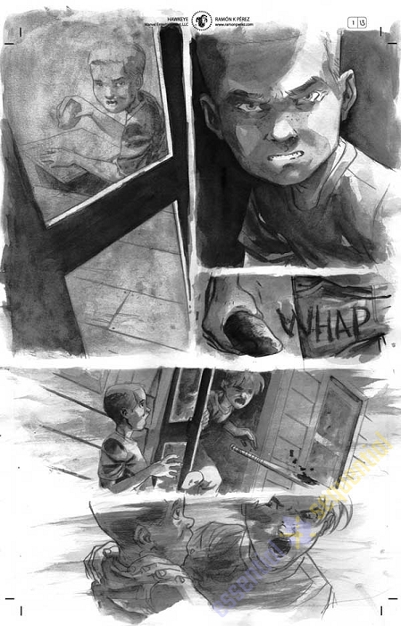 All-New Hawkeye #1 p.13 by Ramon Perez