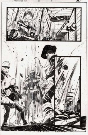 Indestructible Hulk #12 p.18 by Matteo Scalera