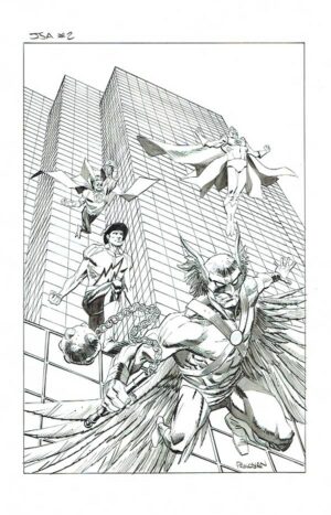 JSA #2 Cover by Dan Panosian