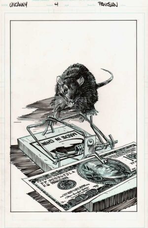 Uncanny #4 Cover by Dan Panosian