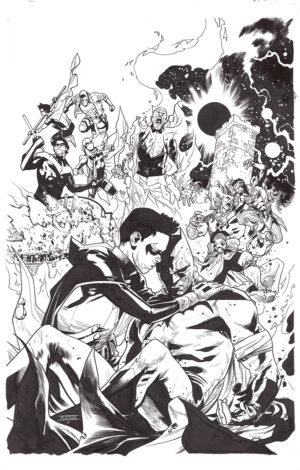 Batman vs Robin #5 Cover by Mahmud Asrar