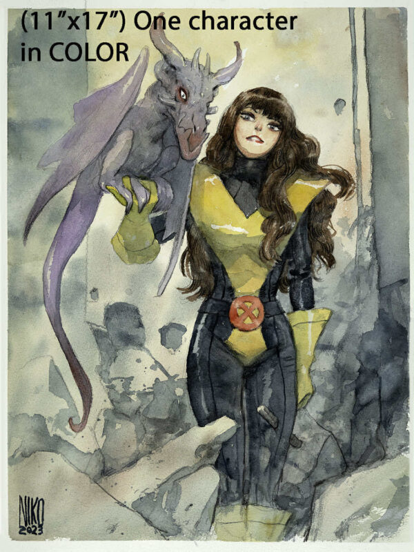Commission by Niko Henrichon (NYCC and Mail Away)
