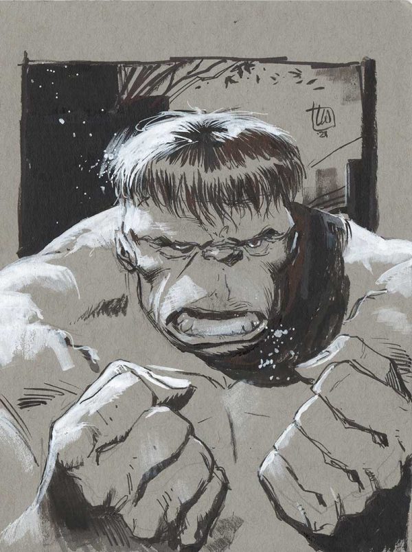 Commission by Lee Weeks (NY Comic Con, Baltimore CC and Mail Away)