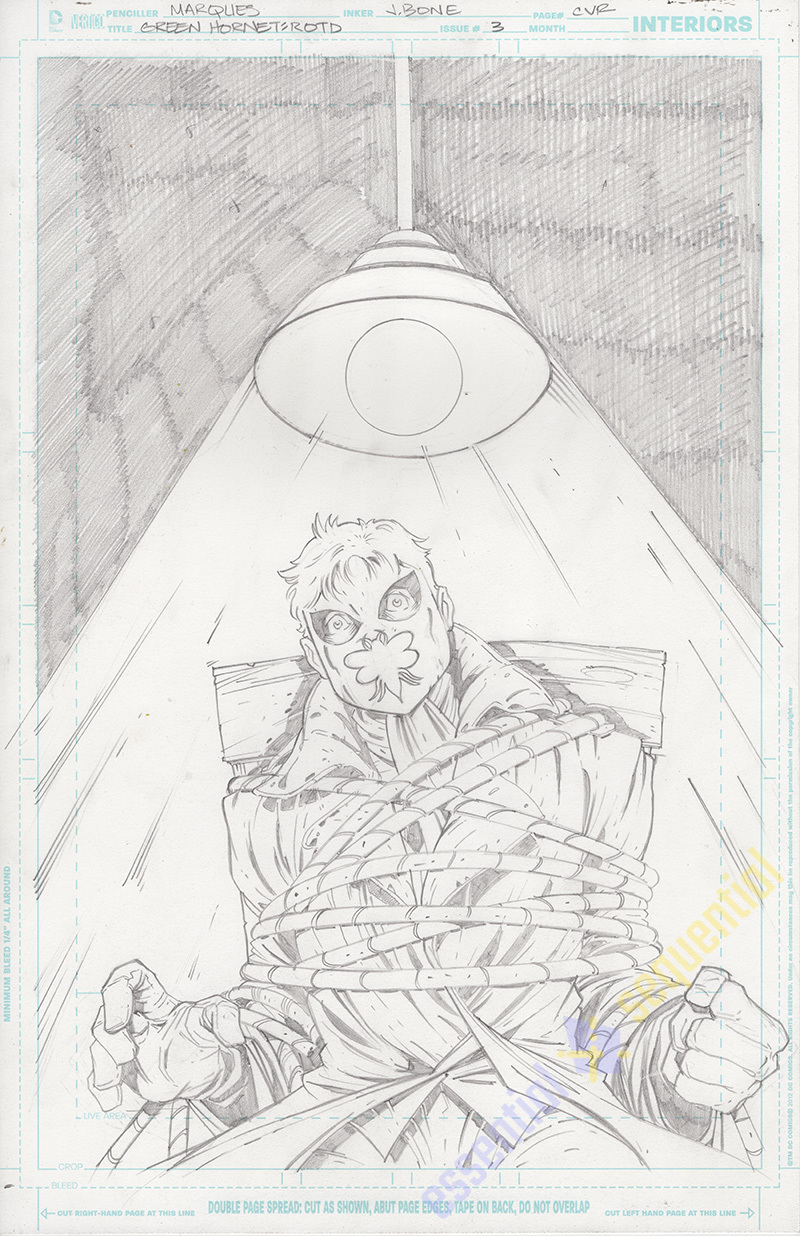 Green Hornet: Reign of the Demon #3 Cover by Anthony Marques