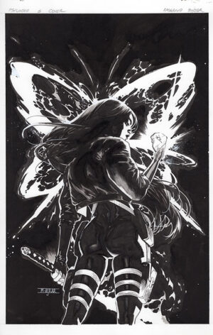 Psylocke #6 Cover by Mahmud Asrar