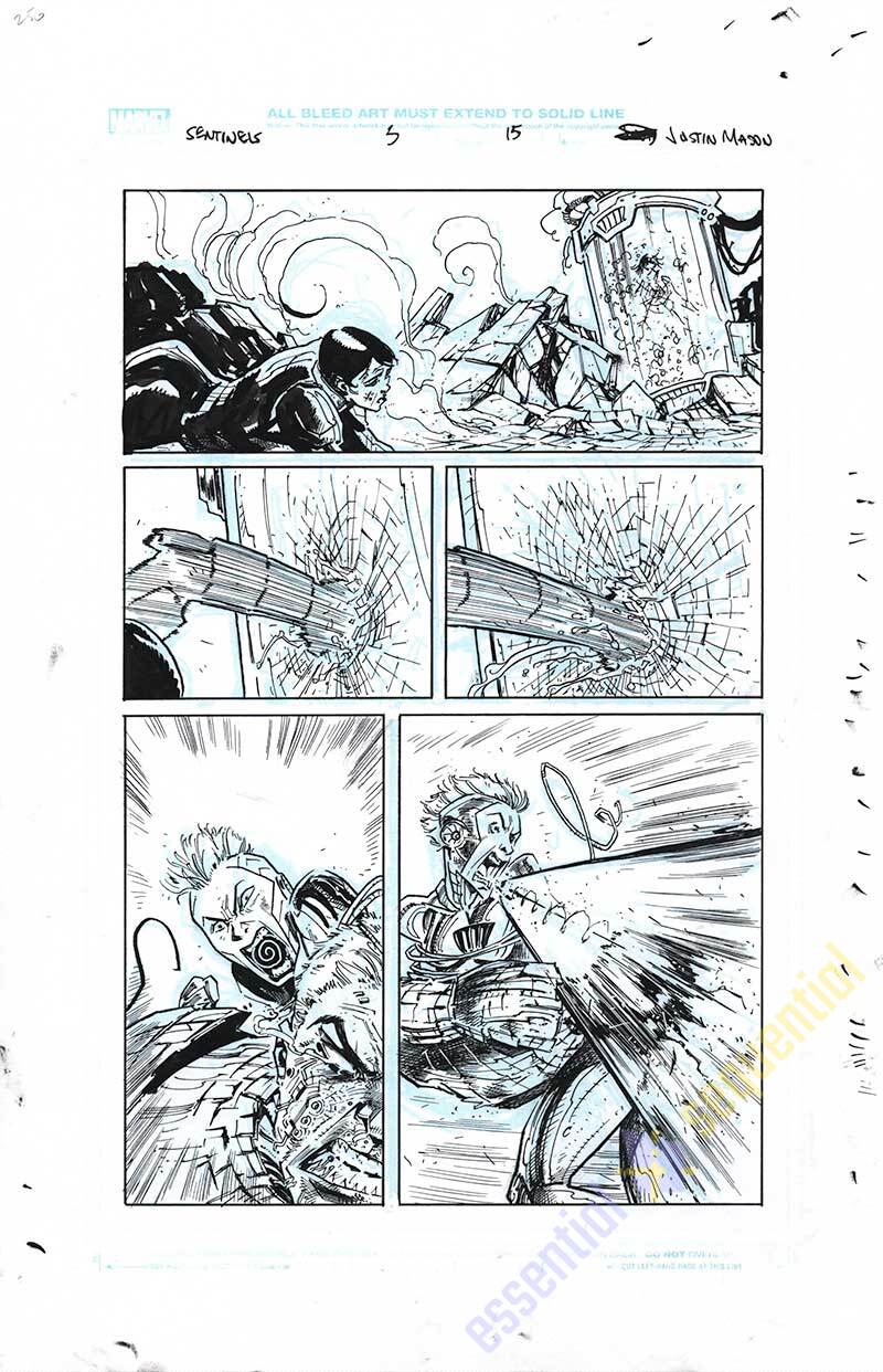 Sentinels #5 Page 15 by Justin Mason