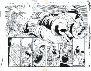 The Thing #1 Page 14 and 15 by Justin Mason