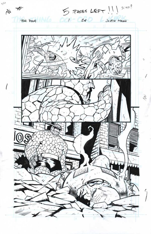 The Thing #1 Page 20 by Justin Mason