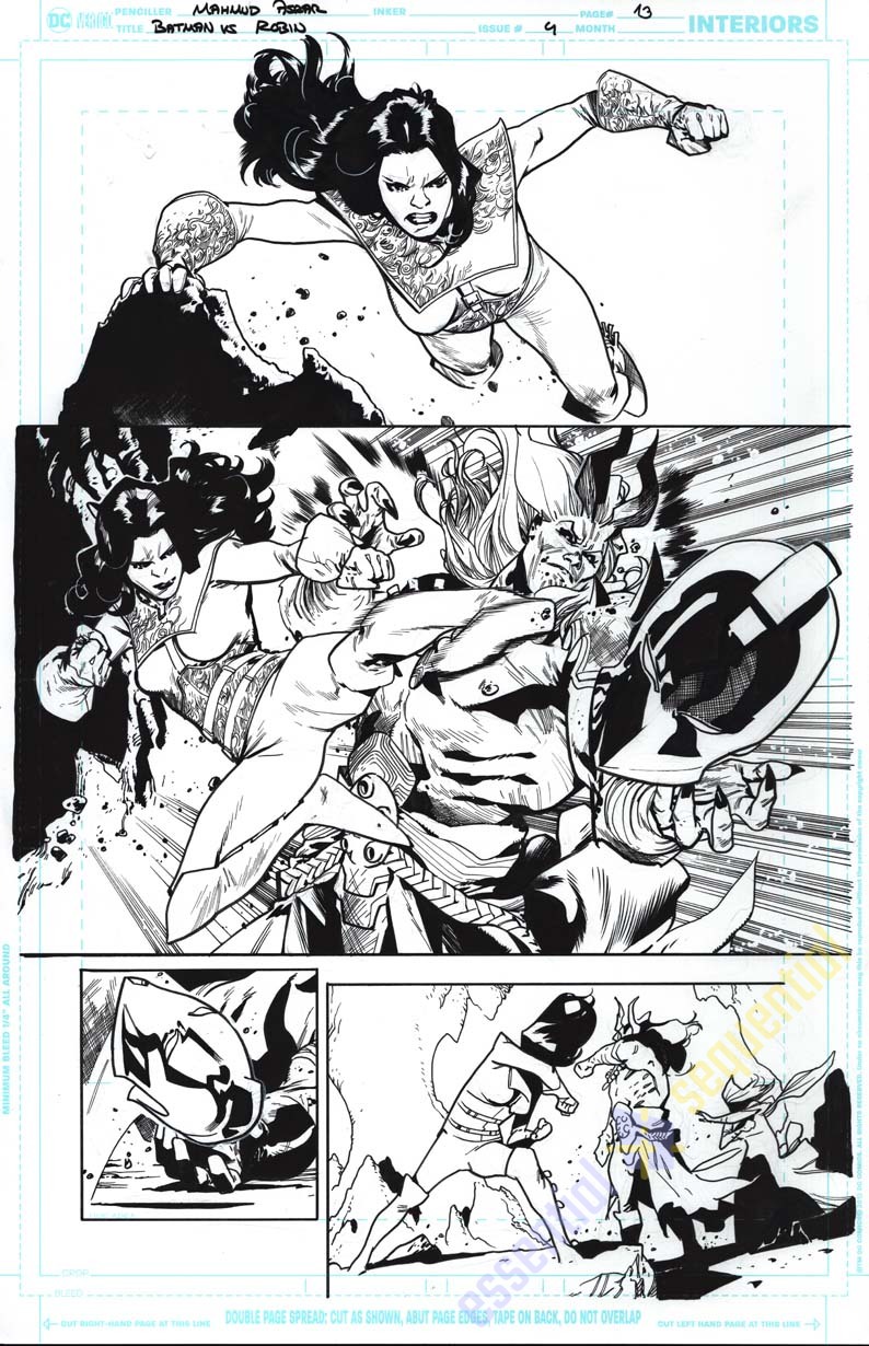 Batman vs. Robin #4 Page 13 by Mahmud Asrar