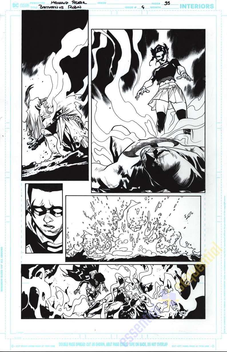 Batman vs. Robin #4 Page 35 by Mahmud Asrar