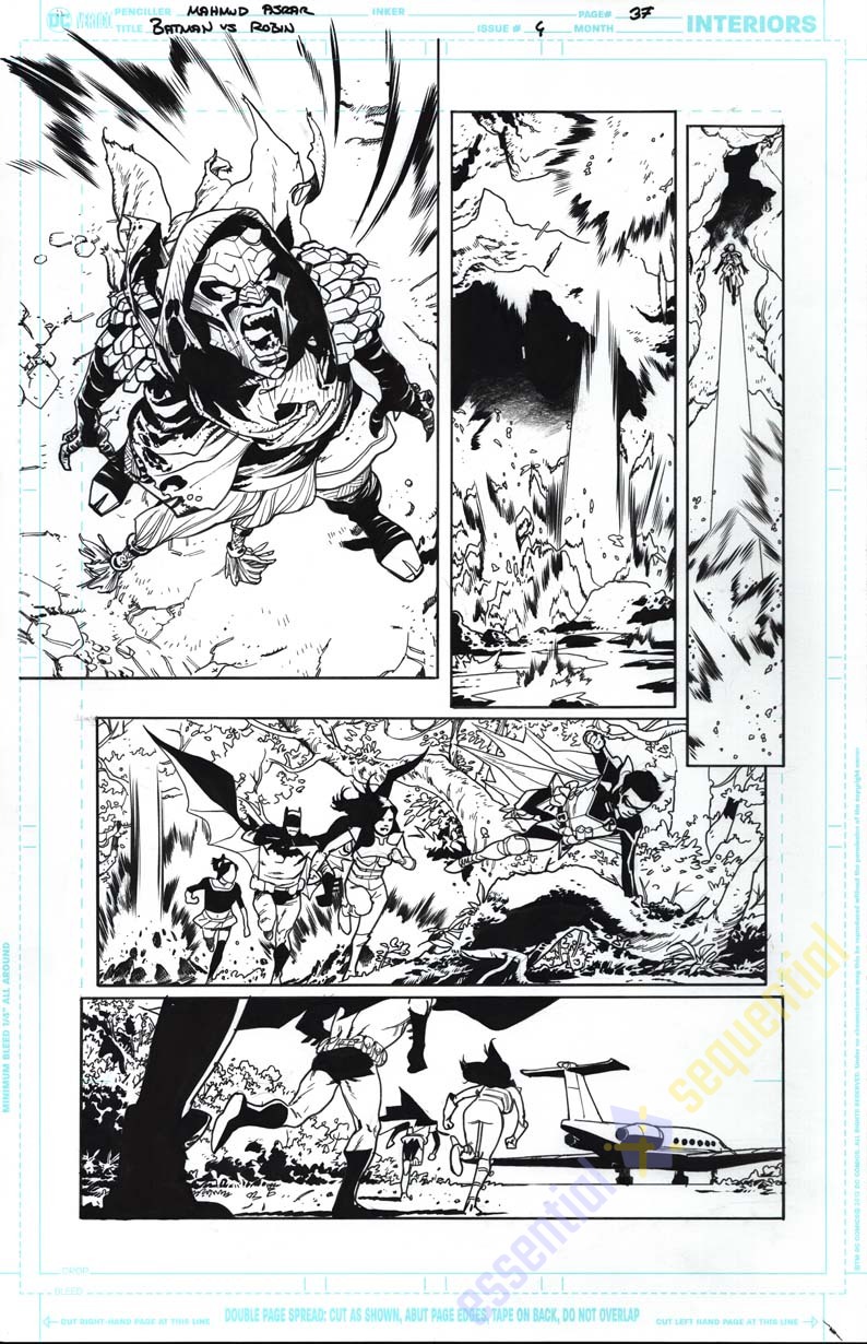 Batman vs. Robin #4 Page 37 by Mahmud Asrar