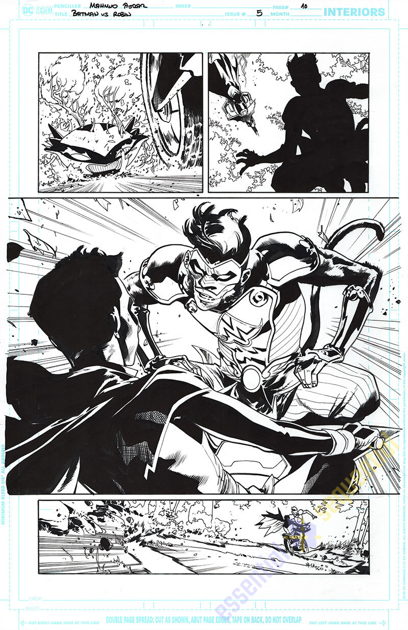 Batman vs. Robin #5 Page 10 by Mahmud Asrar