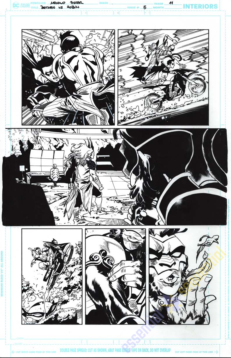 Batman vs. Robin #5 Page 11 by Mahmud Asrar