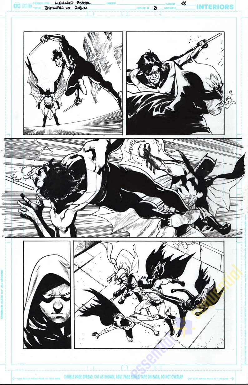 Batman vs. Robin #5 Page 18 by Mahmud Asrar