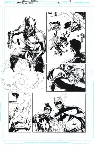 Batman vs. Robin #5 Page 21 by Mahmud Asrar