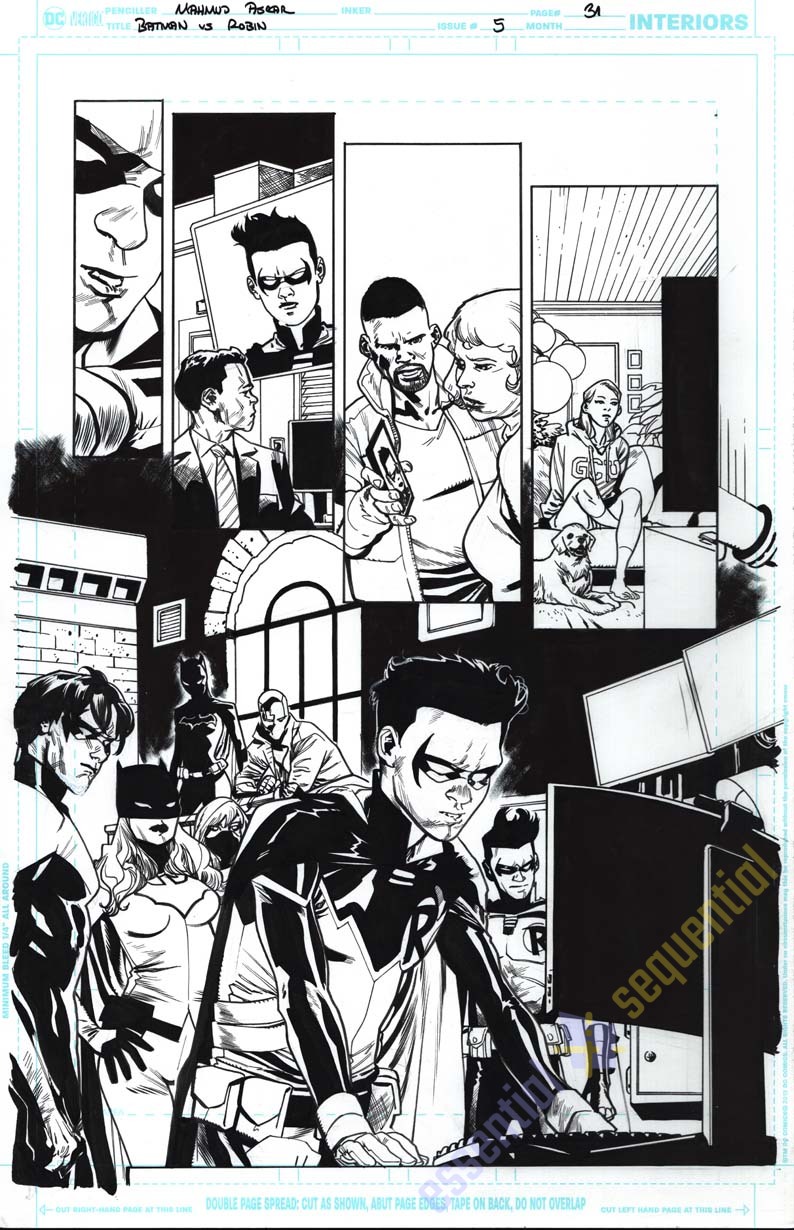 Batman vs. Robin #5 Page 31 by Mahmud Asrar