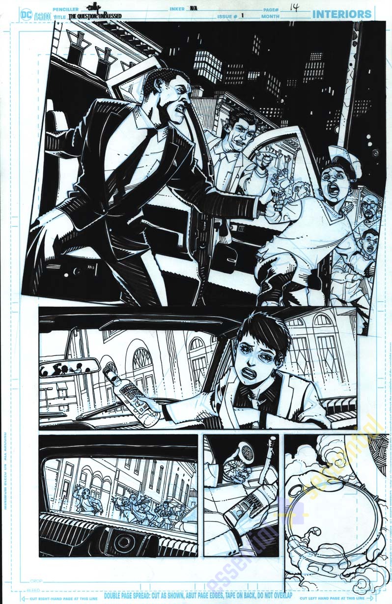 The Question: Unblessed (UNRELEASED) #1 Page 14 by Cully Hamner