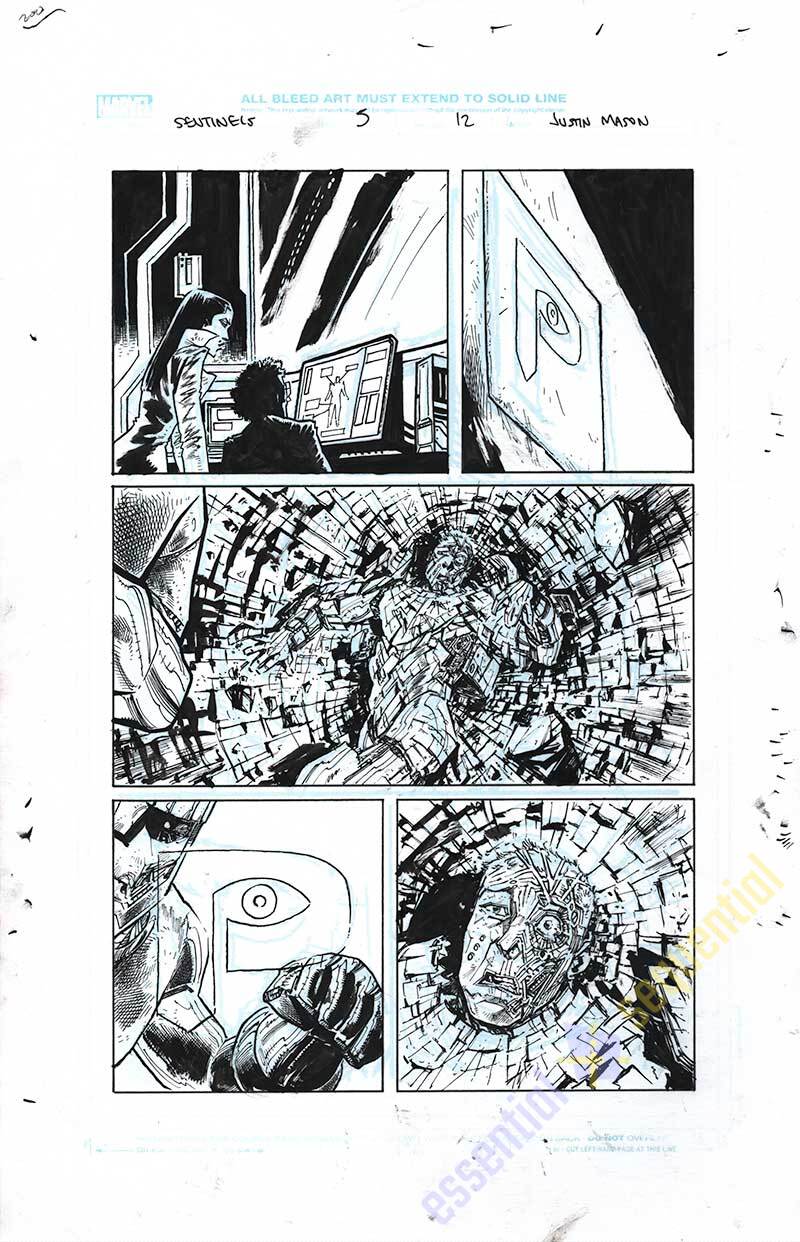 Sentinels #5 Page 12 by Justin Mason