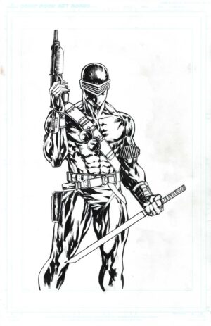 Snake Eyes Packing Art by Ken Lashley