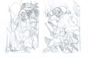 Star Wars: Obi-Wan #1 Variant Cover Thumbnail Sketches by Ken Lashley