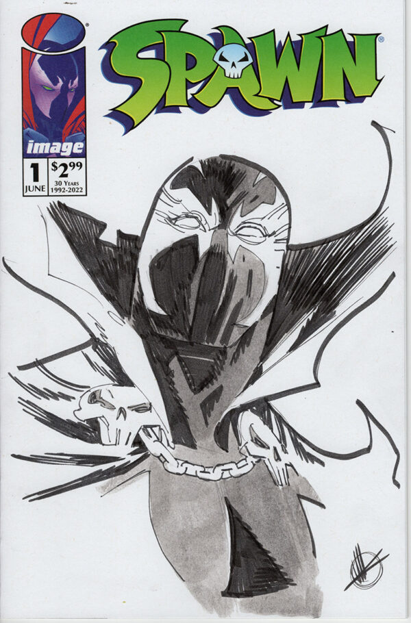 Spawn Sketch Cover by Matteo Scalera