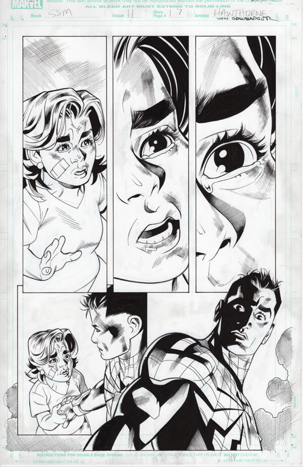 Superior Spider-Man #11 page 17 by Wade von Grawbadger